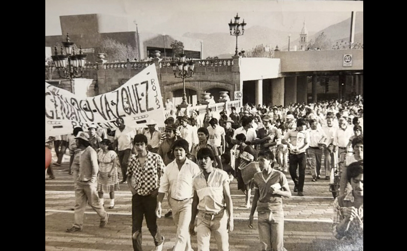 La gloriosa Colonia Genaro Vázquez Rojas Lupita Rodríguez Martínez